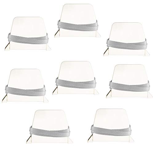 Courroie de volet roulant PALMAT, Enrouleur à traction manuelle, Enrouleur à visser, Boîtier blanc, Convient pour une sangle de 14 mm de large et 5 mètres de long (8, Sangle Gris)