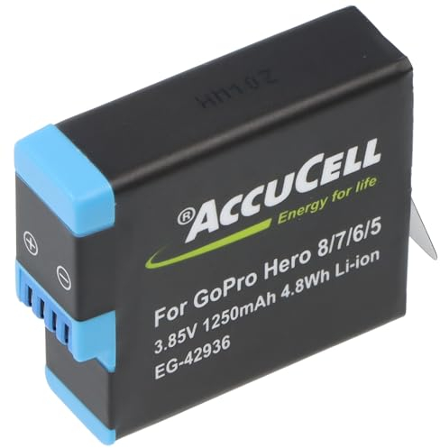 Batteria compatibile con GoPro Hero 8 Black e Hero 5, 6, 7
