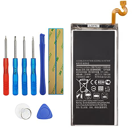Vvsialeek EB-BN965ABU - Batteria per cellulare compatibile con Samsung Galaxy Note 9 N9600 SM-N9600 con strumenti