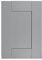 Burnsall 1245 x 595 Dust Grey Replacement Shaker Kitchen Cabinet Door