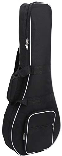 Étui à mandoline, sac à mandoline portable épaissir en tissu Oxford Double fermeture à glissière avec poches latérales Conceptions à double fermeture à glissière pour accessoires