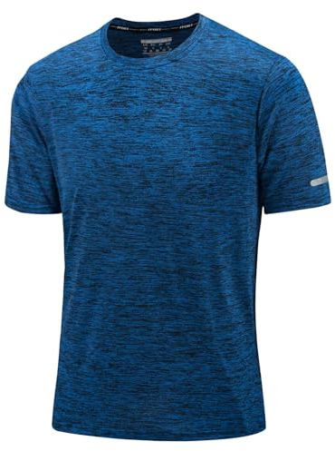 KEFITEVD Sport Tshirts Herren Funktionsshirt Laufshirt Kurzarm Atmungsaktiv Sport Shirt Männer Trainingsshirt Herren