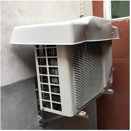 Funda para Aire Acondicionado Cubierta para Aire Acondicionado, Cubierta Dura de Plástico para Aire Acondicionado para Unidades Exteriores, Cubierta Superior Duradera para el Invierno, Impermeable, R