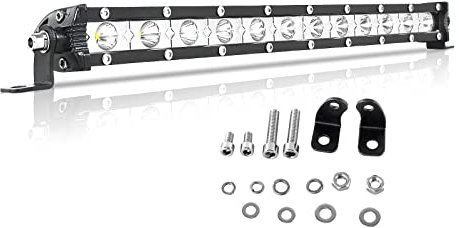 RIGIDON 13 Zoll 33CM 60W Zusatzscheinwerfer 12V 24V Led Scheinwerfer Offroad Beleuchtung Wasserdicht Strahler Led Arbeitsscheinwerfer Bar für Auto SUV UTV ATV LKW Fahrzeuge Rückfahrscheinwerfer