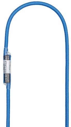 EDELRID Unisex – Erwachsene 6mm HMPE Cord Sling Bandschlinge, Blue (300), 40 cm