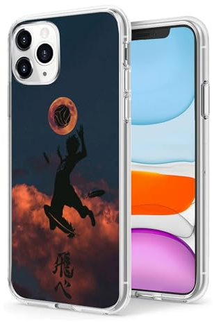 Kompatibel mit iPhone 15 Pro Hülle, Anime Cool Manga TPU Drop Protection Shock Absorbing Scratch Resistant Phone Clear Case Cover (Anime-Haikyuu-Comic-3)