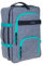 Elephant Rucksack Handgepäck FLY Travel Reise Daypack Kabinenrucksack Kabinengepäck Reiserucksack 42 Liter (Grau-Türkis 13029)