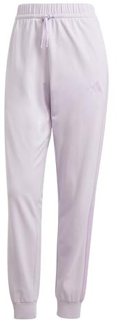 adidas Damen Essentials 3-Stripes Jogger Pants, Ice Lavender/Bliss Lilac, XL