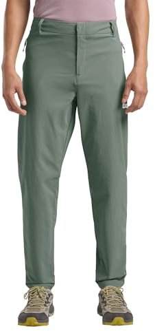 Jack Wolfskin Herren Hikeout Pants M Wanderhose, Slate Green, 48 Lang EU