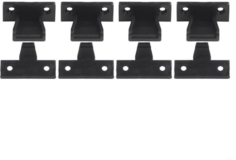 Lot de 4 fixations sécurisées pour panneaux de cuisine