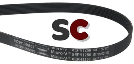 SC Solocorreas - Waschmaschinenriemen 8EPH 1258 / EL 1258 H8 / 1258 H8