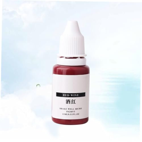 BELLIFFY 1pieza Para Maquillaje Semipermanente Tinta Para Línea De y Labios Color Rojo Para Microblading y Personalización De Maquillaje