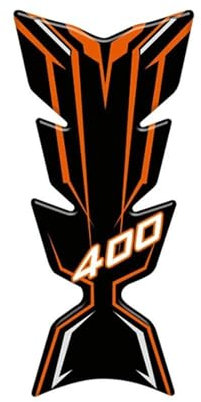 KCBHSH Motorradaufkleber Tankpad Knieschutz Kratzfeste Aufkleber Für Für Ninja 400 Für Ninja400 Z400 2018-2021 Tankpad-Schutz(Orange3)