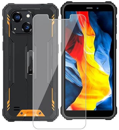 HGJTFANY 1 Stück Gehärtetes Glas für Oukitel G2 (6.0), 9H Härte, Kratzfeste Gehärtete Glasfolie, Displayschutzfolie für Oukitel G2, Blasenfrei, Anti Fingerabdruck