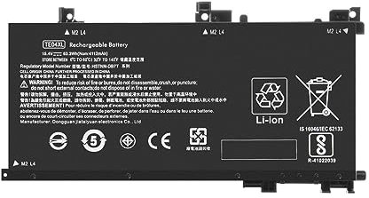 Exmate TE04XL 15.4V 63.3Wh Laptop Battery for HP Omen 15-AX200 Series, HP Pavilion 15-BC200 Series (Not Compatible with 11.55V)