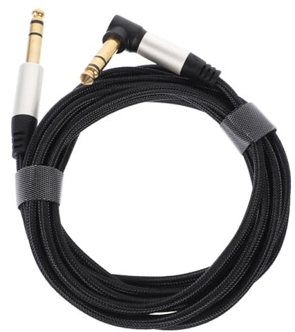 Warmhm Guitar Patch Cable Plated Audio Cable for Microphone and Musical Instruments Professional Recording and Live Performance High Fidelity Interference Design