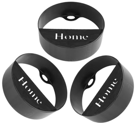 FUNOMOCYA 3 Piezas Macetas Colgantes de Plástico Redondas para Plantas Suculentas de Pared Resistente y Decorativo Diseño Moderno para Interiores y Exteriores Fácil Instalación y Jardines