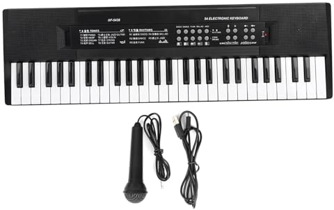 Professionelles elektronisches Klavier Elektronische Orgel Mikrofon Und Aufnahmefunktion 54 Tasten Klaviertastatur