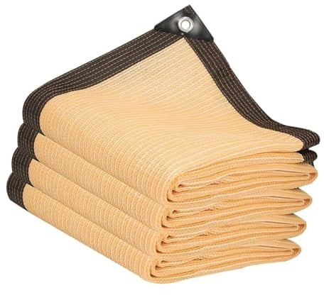 Tenda parasole rettangolare, 5 x 8 m/6 x 12 m/8 x 9 m, per giardino, balcone e patio, 95% protezione dai raggi UV, 185 g/m², tessuto impermeabile ad alta densità, perfetto per pergola e cortile (5 x 9