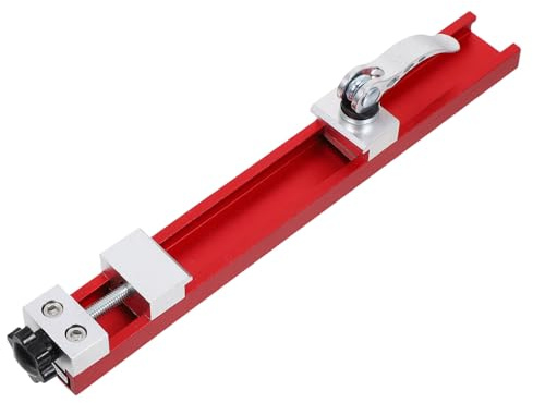 HOMSFOU Verstellbare Aluminium Basisführung für Schneidemaschinen mit Robuster Klemmschiene Vibrationsarme Führungsschiene für Handkreissägen Präzise Holz Metallbearbeitung für Profis und