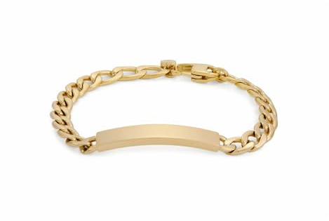 FOSSIL Damen Edelstahl mit Karabinerverschluss schmales Kettenarmband