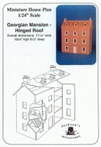 Melody Jane Casa Delle Bambole Plans Costruisci il Tuo 1:24 Scala Georgiano Magione