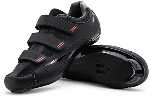 Tommaso Strada 100 Dual Cleat Compatible Road Bike, Touring, Indoor Cycling Shoe - 42 Black