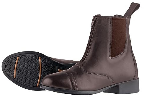 Dublin Bottines de paddock zippées, modèle Elevation, marron, Adults 9