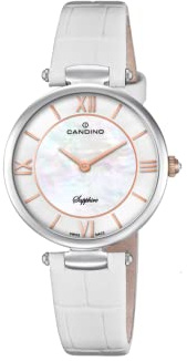 Candino C4669/1 Damen-Armbanduhr, analog, klassisch, Quarz, Lederband