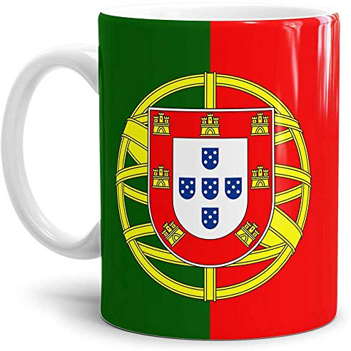 Flaggen-Tasse/Souvenir/Urlaub/Länder-Fahne/Kaffetasse/Mug/Cup - (Portugal, Normal)