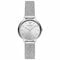 Emporio Armani Uhr für Damen , Zweizeiger Uhrwerk, 32mm Silbernes Edelstahlgehäuse mit Edelstahlarmband, AR11128