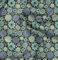 Soimoi Braun Baumwolle Batist Stoff Blau Mandala Stoff Meterware 56 Zoll breit