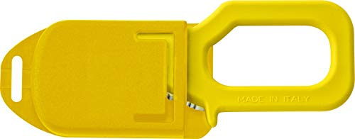 MAC Coltellerie Unisex – Erwachsene TS 05 Yellow Feststehendes Messer, Gelb, 12,5cm