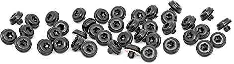 Rough Country Schwarze Nieten-Set Kotflügelverbreiterungen – 10015