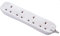 Masterplug Four Socket Extension Lead, Unswitched, 2 Metre Cable, 4-Way Plug Extension Cable, Power Strip, Basic Power, White, 13A, 4G, 2m, BFG210N