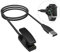 Cable de Carga Compatible con Garmin Forerunner 235, 735XT, 630, 645, 230, Vivomove HR y Approach S20 / Cargador con Soporte de Clip, protección integrada contra sobretensión y sobrecorriente