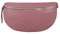 Made in Italy OBC Damen Leder Tasche Gürteltasche Crossbody Hüfttasche Bauchtasche Hüfttasche Umhängetasche Cross-Over Bodybag Schultertasche Handytasche Geldtasche (Altrosa)