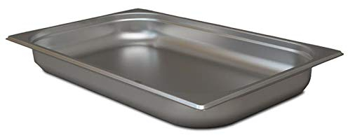 Allpax GN Behälter 1/1 Edelstahl - Höhe 65 mm - lebensmittelechter & hitzebeständiger Gastronormbehälter, zum Abtropfen oder als Gareinsatz im Chafing Dish