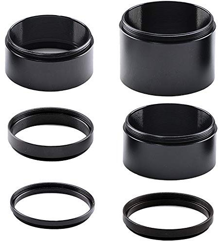 Starboosa Telescope T2-Extension Tube Kit for Cameras and eyepieces - Length 3mm 5mm 7mm 15mm 20mm 30mm - M42x0.75 on Both Sides