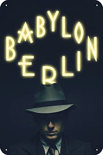 Babylon Berlin TV Show Poster Metall Blechschild 20,3 x 30,5 cm Filme & TV Serie Wanddekoration
