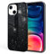 NALIA Étui Brillant Robuste Compatible avec iPhone 13 Coque, Anti-Choc Scintillant Paillettes Housse de Protection Hybride Silicone Renforcé, Bling Couverture Diamant Glitter Case, Couleur:Noir