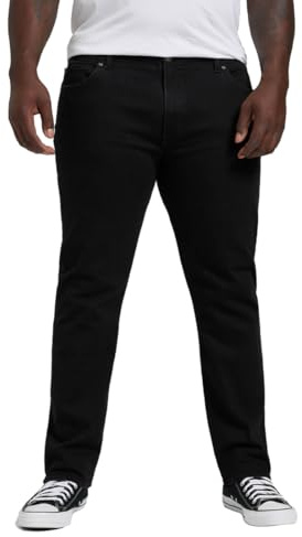 Lee Straight Fit Mvp, Jeans Uomo, Nero (Black), 40W / 32L