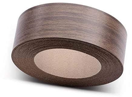 ben+camilla.com Kantenumleimer Nussbaum 30 mm x 10 m zum Aufbügeln für Möbelbauplatten und Regalbretter
