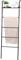 Free Standing Towel Rail & Ladder Shelf, 5-Tier Wooden Top & Metal Frame Bathroom Towel Rack, Freestanding Towel Rack, Blanket Ladder, Rustic Brown & Black