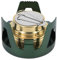 BORDSTRACT Fornello ad Alcool Campeggio Portatile, fornelli per alcolici Campeggio Ultraleggeri con Supporto, fornello ad Alcool Portatile Campeggio, Escursionismo, Zaino Spalla, Picnic(Verde)