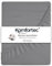 Komfortec Mikrofaser Spannbettlaken 160x200 cm – Weiches Spannbetttuch mit Rundumgummi – Fitted Sheet für Matratzen bis 30 cm – Grau – Oeko-Tex – Pflegeleicht & Hautfreundlich – 90g/m²