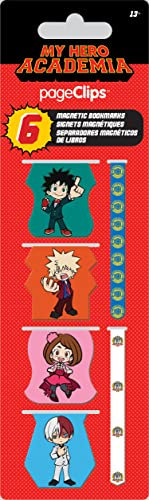 My Hero Academia Magnetische Seitenclips, 6 Stück