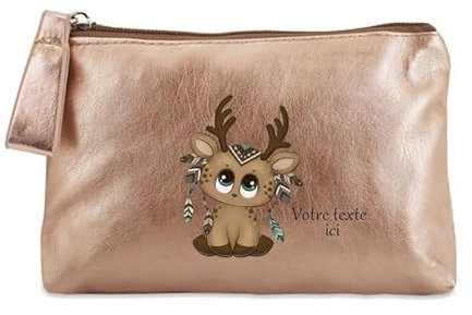 Porte Monnaie Dore Pochette Renne Style Kawaii