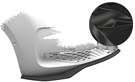 CSR-Automotive Cup-Spoilerlippe Front Schwarz Glänzend ABE Kompatibel VW T7 CSL640-G