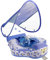 HECCEI Flotteur Bebe, Mambobaby Non Gonflable Bouee Bebe avec Auvent, Piscine Bouée Siege Bébé Baby Swimming Float pour Enfant de 3-24 Mois (Limited Edition Leopard)